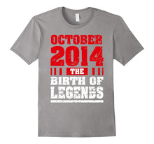 3rd Birthday Gift Toddler 3 Years Old Born 2014 October Tee
