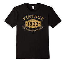 1977 Authentic 40 Years Old 40th B-Day Birthday Gift T-Shirt