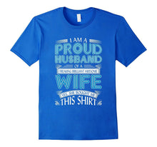 Mens I Am a Proud Husband of a Freaking Brillian Wife T Shirt
