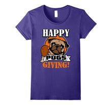 Funny Pug Dog Shirt Happy Pugsgiving Thanksgiving T Shirt