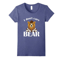 I Don't Care Bear T-Shirt for Women Mens Girls Boys Gift Tee