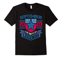 September 2003 the Birth of Legends Gift for 14 Years Old
