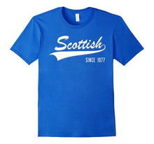 40th Birthday Gift Shirt Scottish Since 1977 40 Year Old Tee