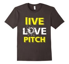 Live Love Pitch Softball Tshirts for Girls. Cute Player Tee