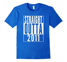 STRAIGHT OUTTA 2011 6th Birthday Fun Cool T-Shirt Gift