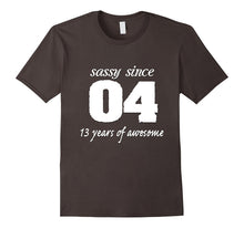 13 Years Old Birthday Shirt for Girl - Sassy Since 2004r