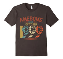 Awesome Since October 1999 Funny T-Shirt 18th Birthday Tee