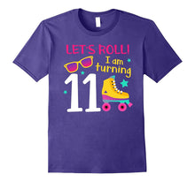 Let's Roll I'm Turning 11 T-Shirt Roller Skating Birthday