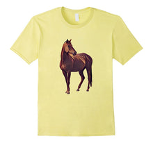 Brown Horse Novelty T Shirt Cool Tee Shirt for Horses Lovers
