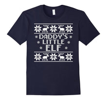 Daddy's Little Elf Matching Family Christmas T-Shirt Gift