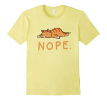 Nope Not Today Shirt Funny Lazy Cat Shirt