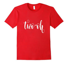 20th Birthday Shirt Gift Milestone Big Two Oh Twenty 20