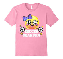 Cute Soccer Grandma Game Ball Kawaii Girl Emoji T Shirt