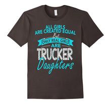 Funny Trucker Daughters All Girls Are Created Equal Tshirt