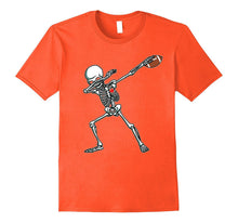 Halloween Dabbing Skeleton Football TShirt Funny Dab Dance T