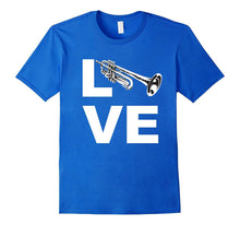 LOVE Trumpet Player Music Concert Marching Band T-Shirt