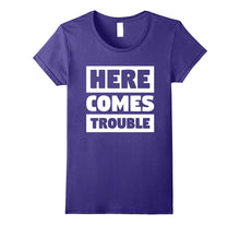 Here Comes Trouble - Matching Funny Sibling & Twins T Shirt