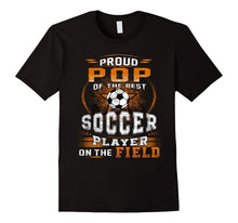 Family Papa Shirt Proud POP of the Best Soccer Player