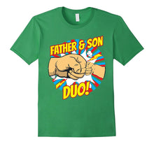 Fathers Day Shirt Father Son Duo Superhero TShirt Tee