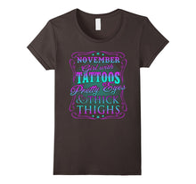 November Girl With Tattoos Pretty Eyes Thick Thighs T-Shirt
