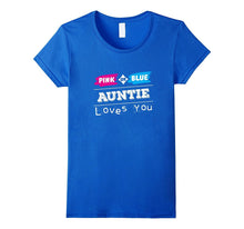 Gender Reveal Party Auntie T-Shirt for Family Shirt