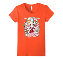Flower Skull T-Shirt Sugar With Roses for Women Girls Mens