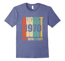 Retro August 1970 T-Shirt 47 Yrs Old Bday 47th Birthday Tee