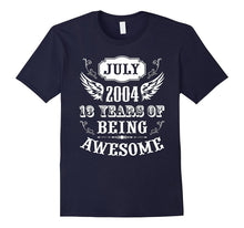 13 Years of Being Awesome B-Day Gift Shirt Born in July 2004
