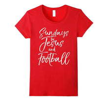Sundays Are for Jesus and Football Vintage Christian Shirt