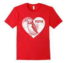 Love Heart Puffins Shirt Cute Puffin Iceland Lover Gift Tee