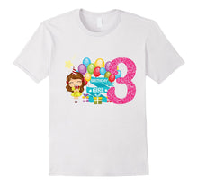 3rd Birthday Girl T Shirt - Toddler Girl - Gift for Girls