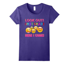 1st Grade Emoji Back to School T-Shirt for Girls & Boys