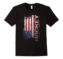 Hockey Player Gifts, Cool USA Flag Hockey T Shirt