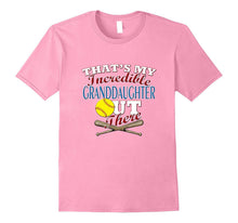 Softball Granddaughter Shirt, Grandma & Grandpa T-Shirt