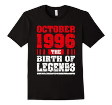 Made in October 1996 21 Years Old Birthday Gift Shirt Adult