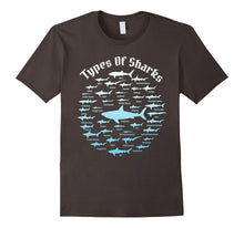 38 Types of Shark T-Shirt Academic Educational Ocean Tee