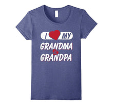 I Love My Grandpa and Grandma Love Grandparent T-Shirt