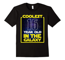 Coolest 16 Years Old in the Galaxy Funny 16th Birthday Shirt