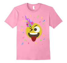 Silly Face Emoji Birthday Party Shirt - Glitter Emoji Shirt