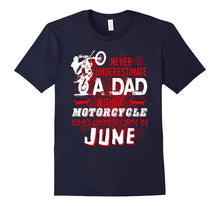 Funny Motorcycle T-Shirt. June Birthday Tshirt for Men/Dad