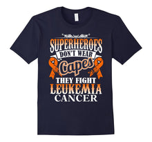 Superheroes Do Not Wear Capes Leukemia Cancer Awareness Tee