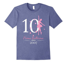 #10 Ballerina Birthday T-Shirt - Prima Ballerina Since 2007