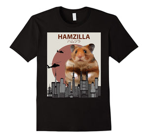 Funny Hamster T-Shirt Hamzilla- Cute Gift for Hamster Lovers