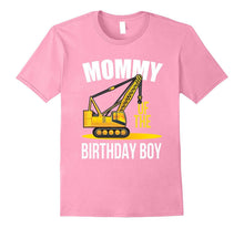 Mommy of the Birthday Construction Theme Boy's T-Shirt