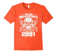 Made in 2001 16th Birthday 16 Years Old Gift T-Shirt