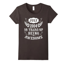 13 Years of Being Awesome B-Day Gift Shirt Born in July 2004