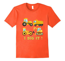 Boys' Constructions Diggers and Trucks T-Shirt for Toddlers