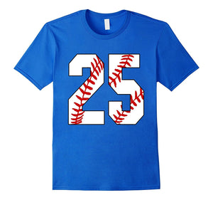 #25 Baseball Lover Twenty-Five Player Baseball Mom T-Shirt