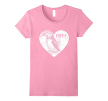 Love Heart Puffins Shirt Cute Puffin Iceland Lover Gift Tee