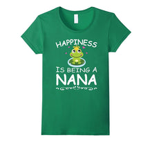 Happiness Is Being a Nana With Frog Funny T-Shirt Gift